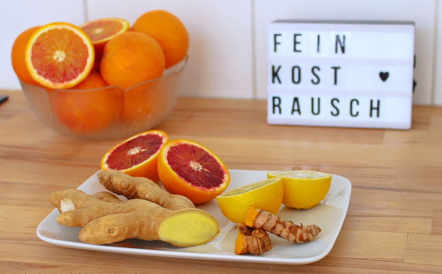 Kurkuma Ingwer Shot – der Immunbooster