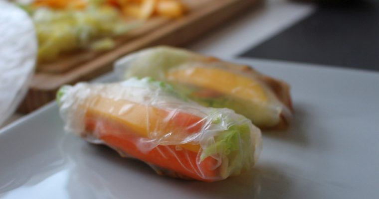 Mango Avocado Sommerrollen – let´s roll!